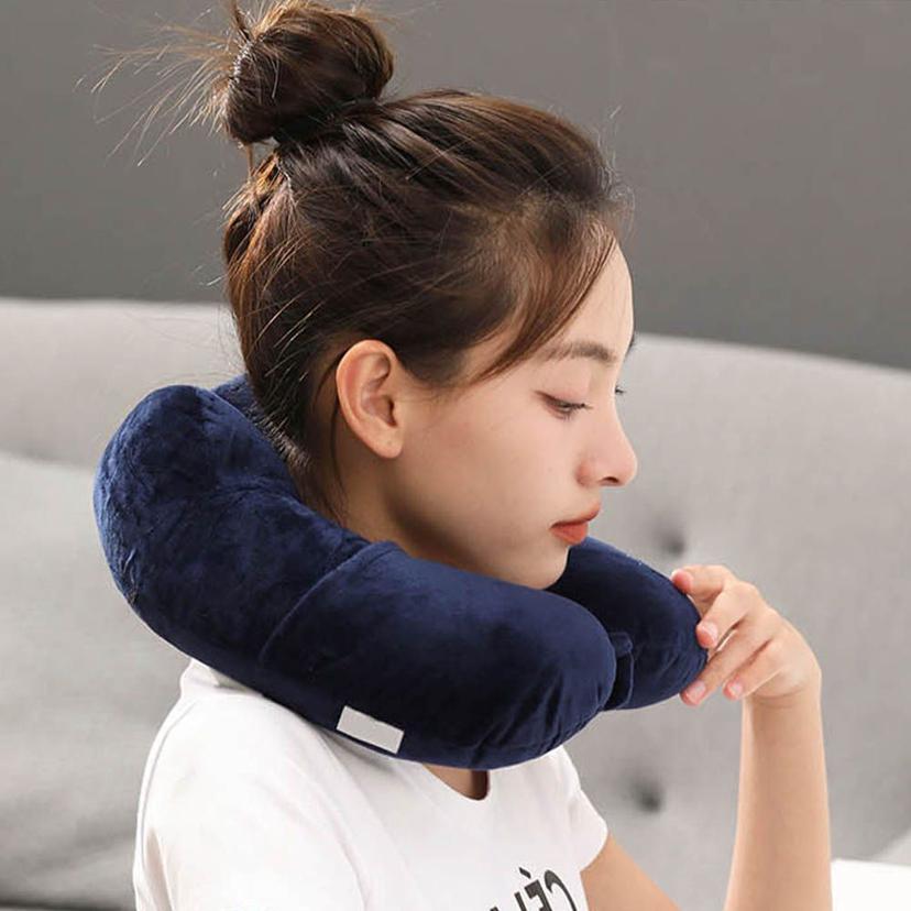 기내용 메모리폼 목베개 푹신한 차량용 쿠션