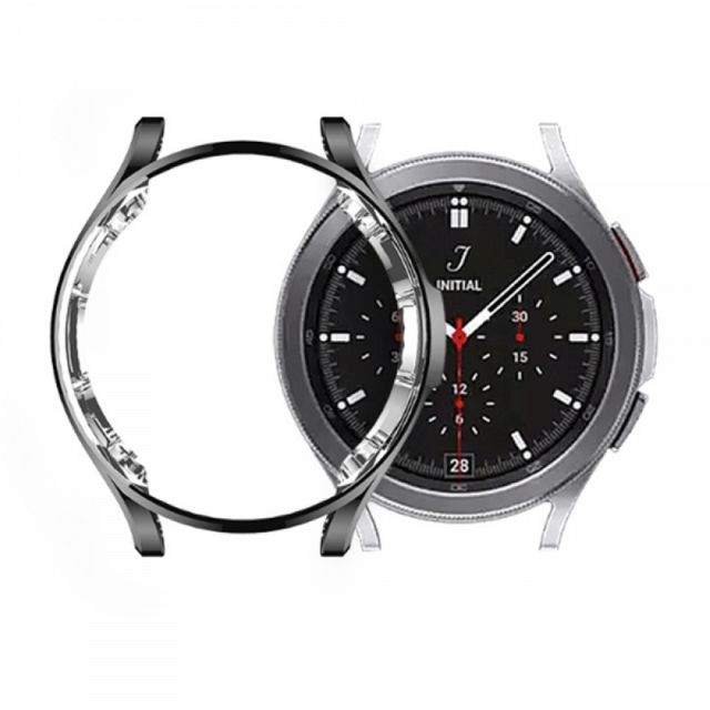 DAYA 풀커버 액정보호 강화유리 케이스 40mm 44mm 블랙