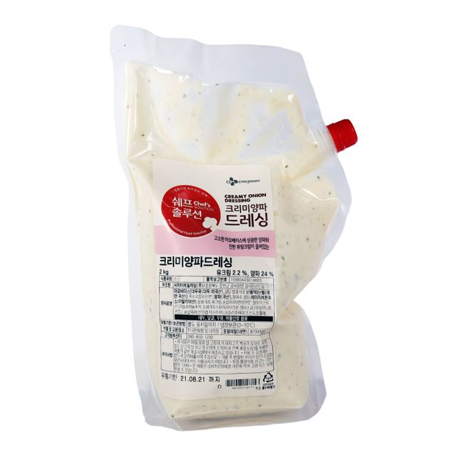 크레잇 크리미 양파 드레싱 냉장 2kg