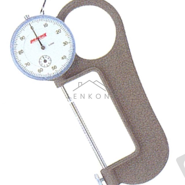 비닐두께측정기 가죽두께측정기 다이얼 치크니스게이지 65mmx0.01 1EA