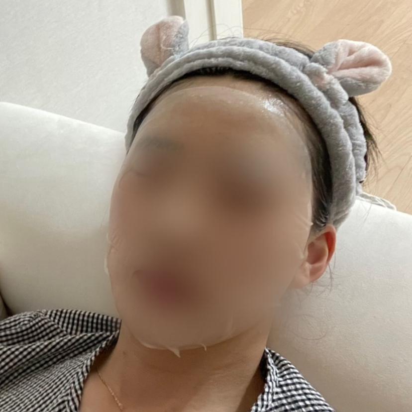머리 고정 토끼 세안 밴드 그레이 귀여운 세안용품