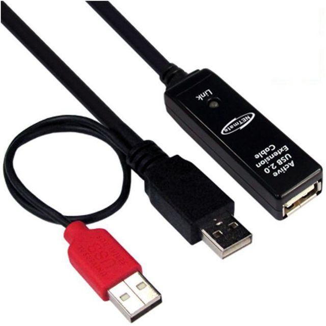 USB2.0 리피터 무전원 리피터 USB 연장 케이블 20m