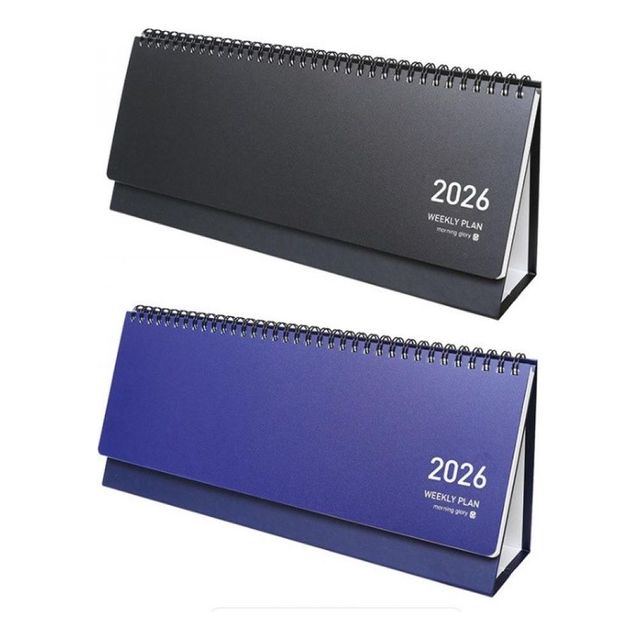 2026년 PP 위클리 상철스프링 삼각대 플래너 탁상달력 스케줄 모닝글로리
