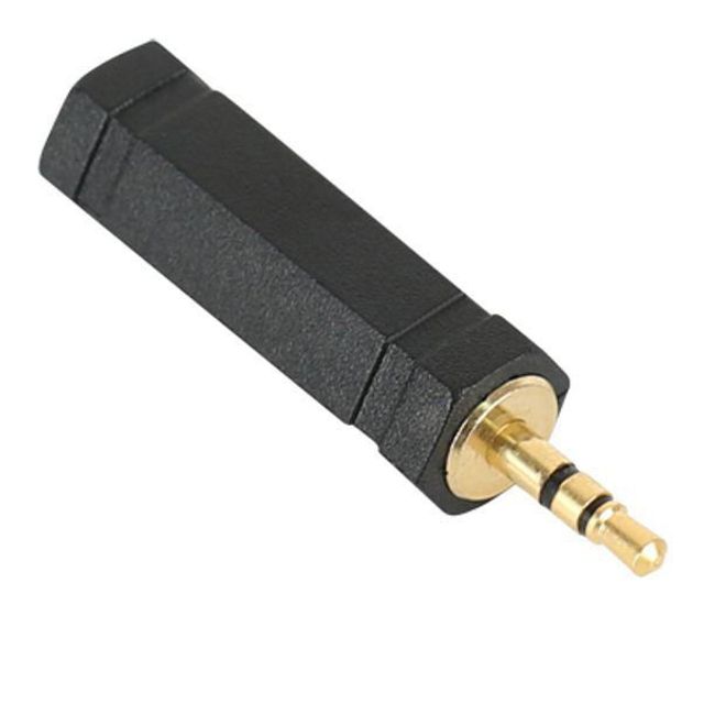 NETmate NM JR05 3.5M 5.5F 스테레오 젠더 - 기본 오디오 포트 변환