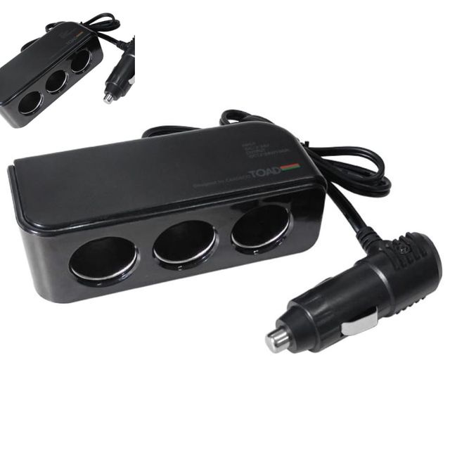 토드 3구소켓 차량용 시거잭 멀티소켓 120W