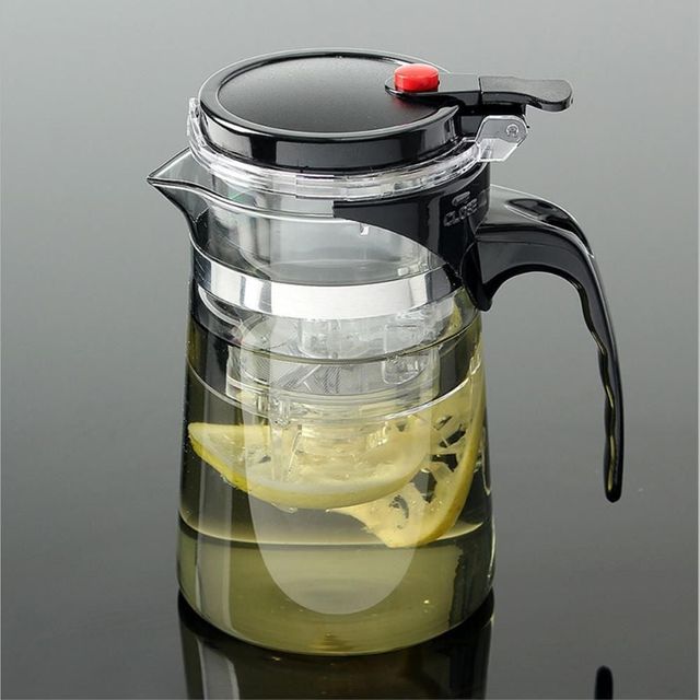내열유리 버튼 드롭 차포트 500ml B