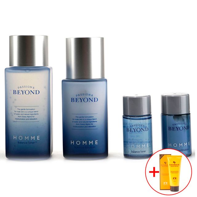 Beyond 남성 옴므 기초 2종세트 토너 로션 구성 남성화장품 세트