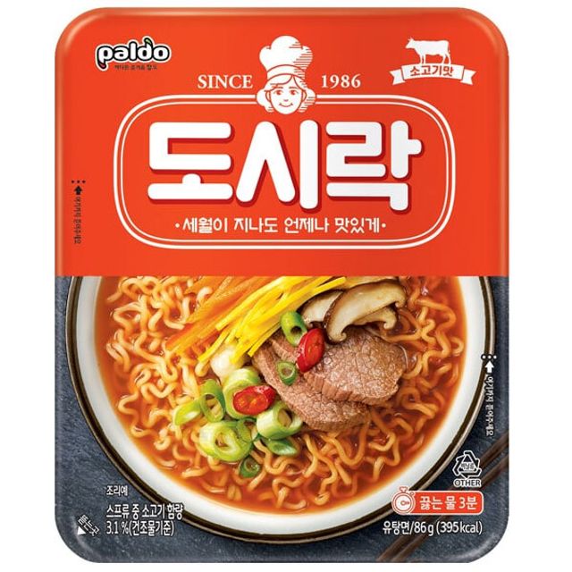 팔도 도시락 86g 24입 1박스 컵라면 대용량 세트
