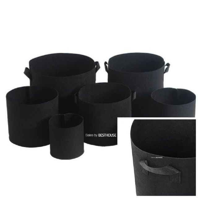 부직포 화분 3갤런 25x20cm 원예용화분 원예화분 부직포화분 마당화분