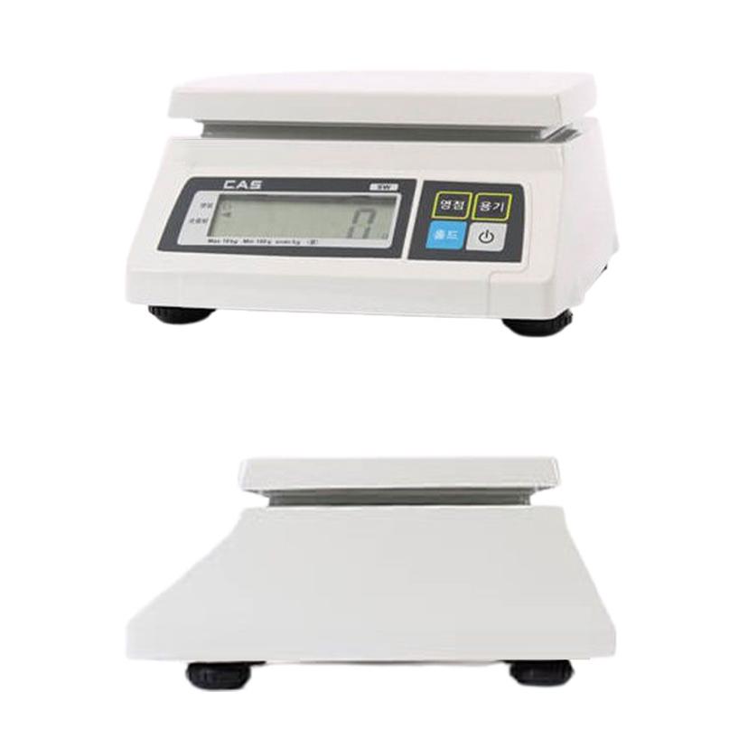 CAS 디지털 전자저울 20kg 측정 10g 단위 정밀 계량