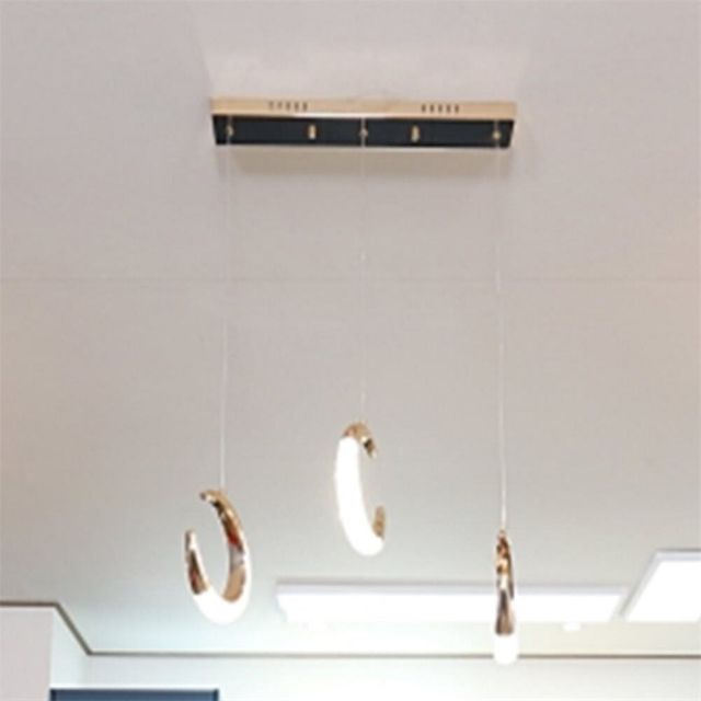 LED 팬던트 문 15W 주백 LED등 식탁LED등 식탁등기구