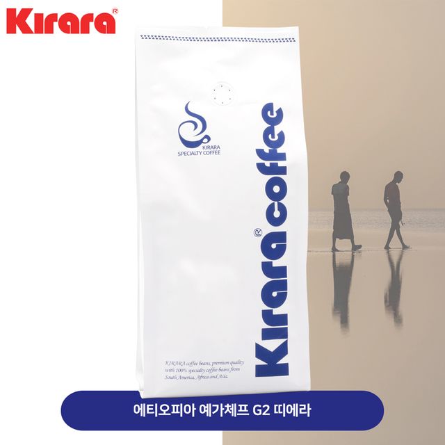 키라라 갓볶은 에티오피아 예가체프 G2 띠에라 원두 500g