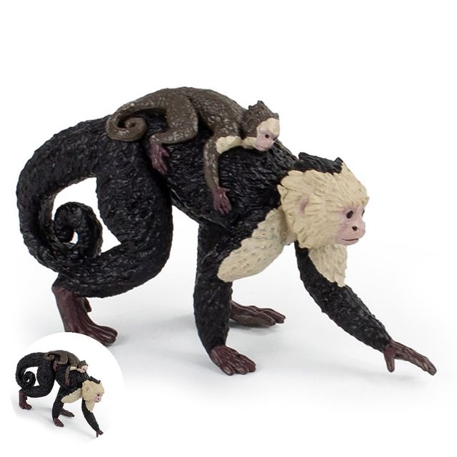동물교육놀이 동물학습세트 동물모형 카푸친 원숭이