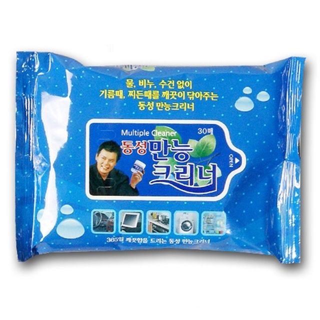 동성 만능 크리너 30매 - 다용도 청소 티슈