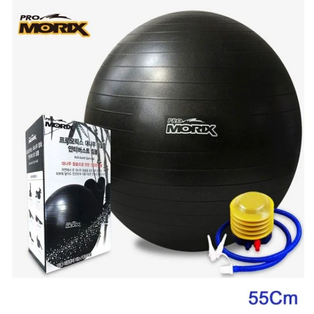 프로모릭스 대나무 참숯 안티버스트 짐볼 55Cm - 요가 필수템