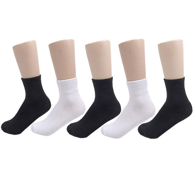 여성용 학생커버 캐주얼 양말 색상랜덤 5켤레 - 학교 및 일상 착용