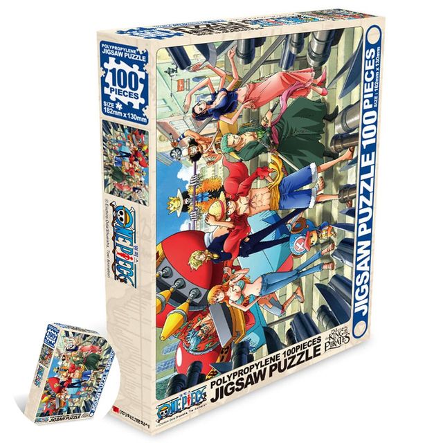 그림퍼즐 퍼즐놀이 원피스 글래스 액자 직소퍼즐 100pcs 자유