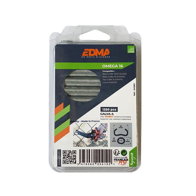 EDMA 스테이플(1250pcs)_041901 OMEGA16- 와이어파이-