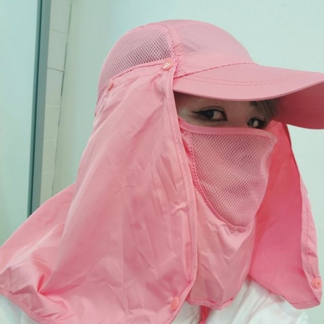 캡모자 등산용 햇빛 차양막 자외선 차단 모자