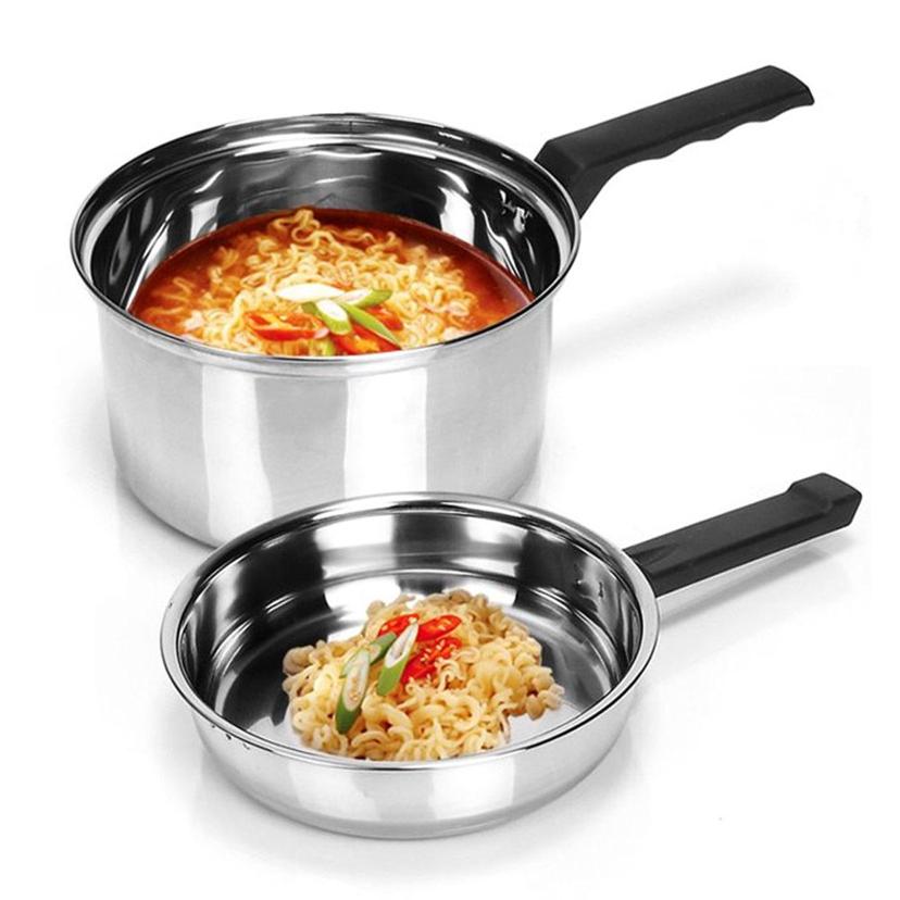 키친아트 냄비형 뚜껑 라면 냄비 16cm 편수 냄비
