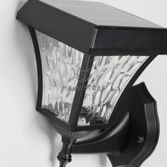 화장실벽등 인테리어조명 태양광 LED 벽등 블랙 XH-A029 주광
