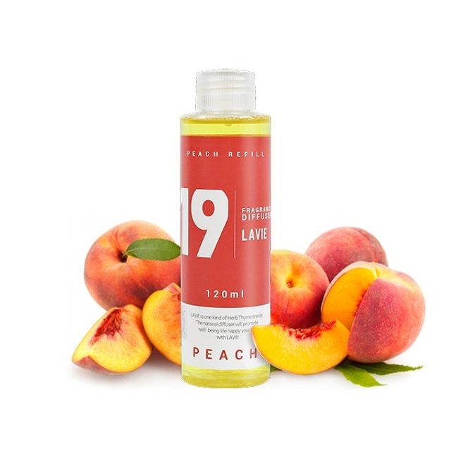 라비에 실내 디퓨저 방향제 리필용 120ml 피치향