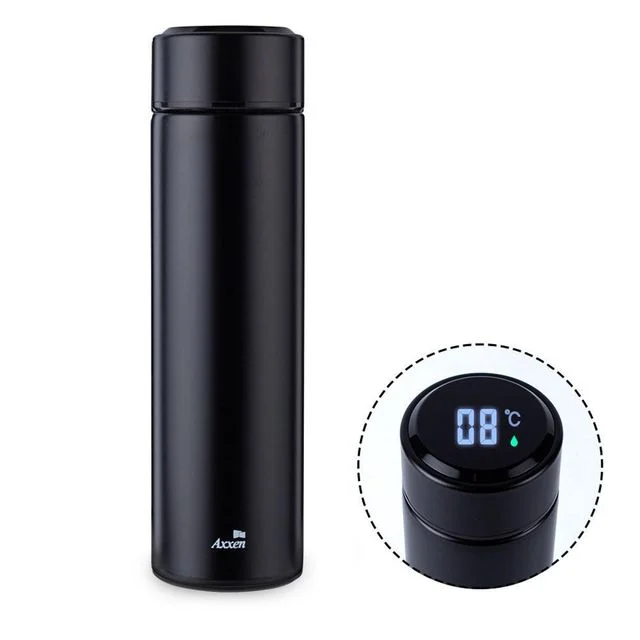 온도표시 LED 텀블러 (SK100) (블랙)