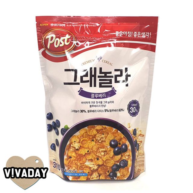 MY 동서 그래놀라 블루베리 건강한 아침 시리얼