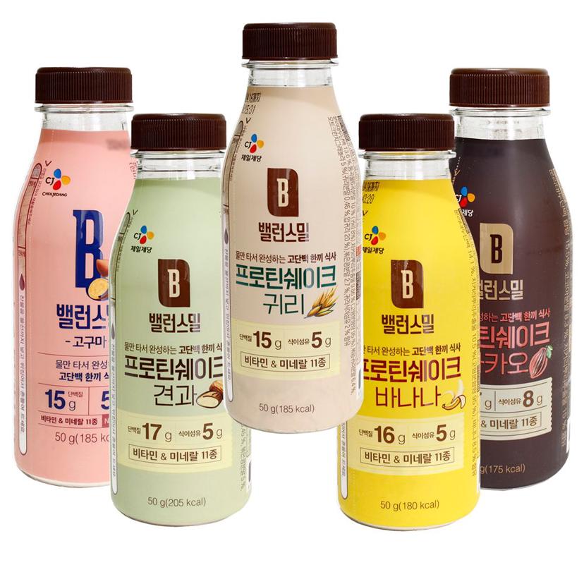 밸런스밀 귀리 견과 바나나 고구마 카카오 쉐이크 5개입