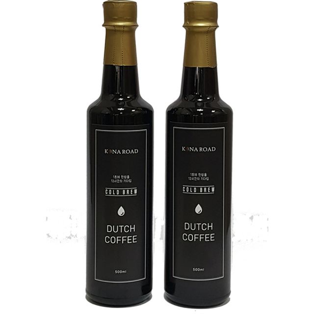 코나로드 더치 콜드브루 500ml 2개 세트 - 원두 커피 선물