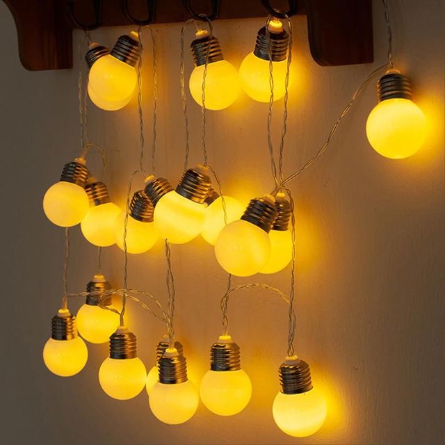LED 앵두 가랜드 알전구 2M 20구 웜색