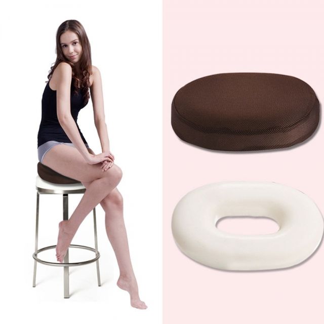 도넛방석 산모 엉덩이쿠션 통풍 학생 의자 모메로폼 - 허리 편안함