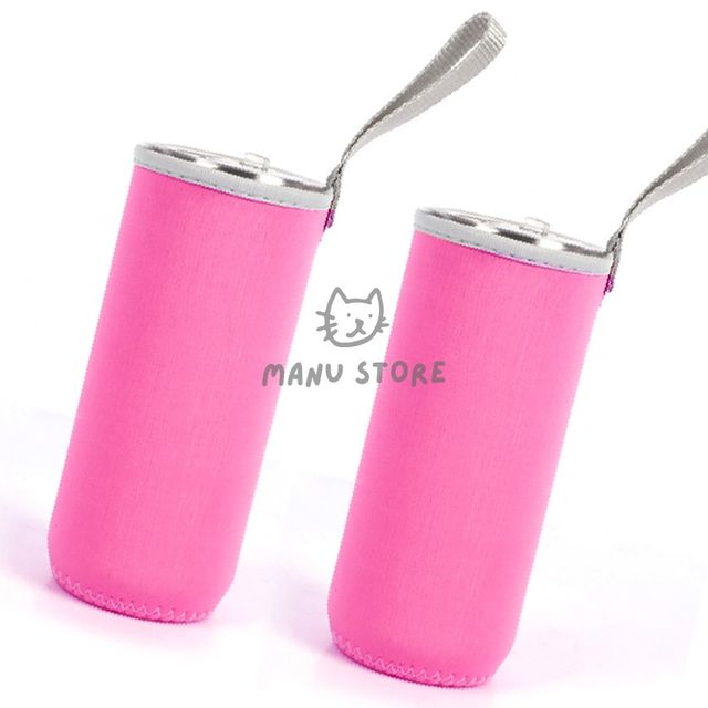 물병 파우치 보관백 2P세트 420ml 핫핑크