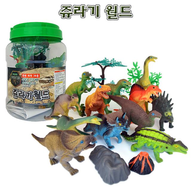 Fine Well 쥬라기월드 공룡피규어 12종 세트 - 아이 교육용 완구