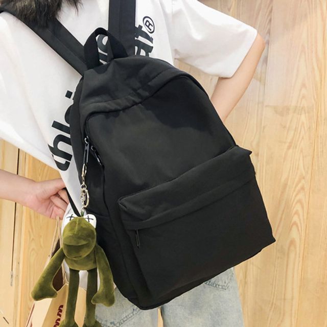 남녀공용 대학생 직장인 무지 백팩 - 데일리 가방