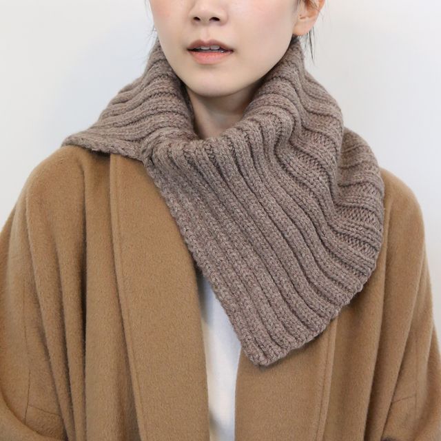 하찌 니트 넥워머 여성 수면 목도리 페이크 목폴라 목보온용품