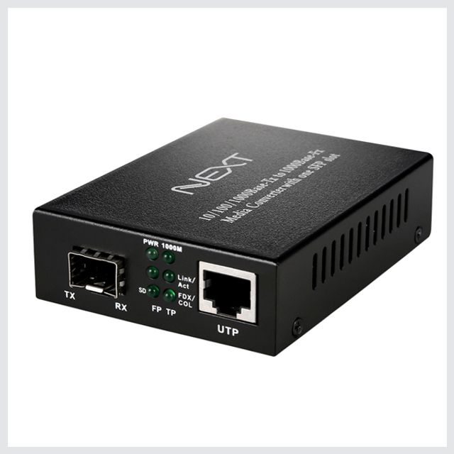 이지넷 기가 SFP 광컨버터 LC타입 - 모듈별도 산업용 네트워크
