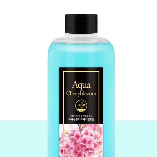 특대용량 실내디퓨저 리필오일 1000ml 아쿠아체리 - 오래가는 향기 디퓨저