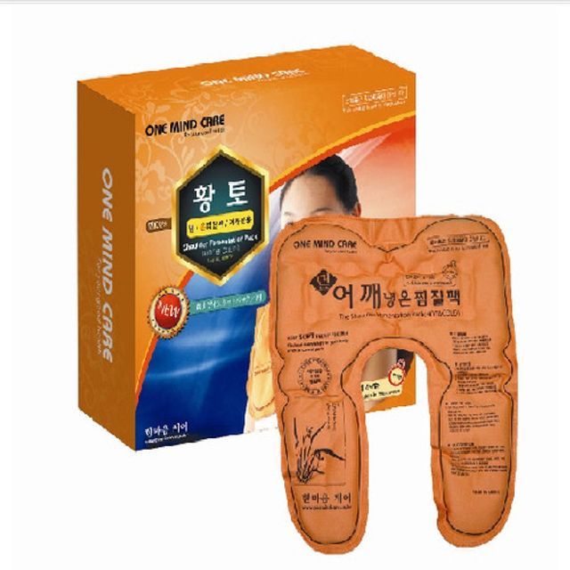 황토 어깨 냉온찜질팩 핫팩 아이스팩 겸용 찜질기