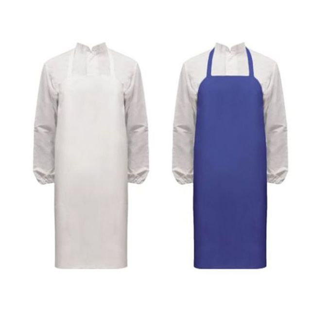 방수 앞치마 목끈형 우레탄, 위생 장폭형 85cm