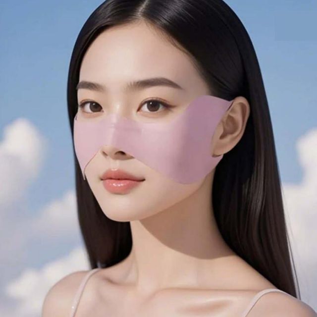 여름 쿨 얼굴 광대 햇빛가리개 자외선차단 커버 마스크 냉감