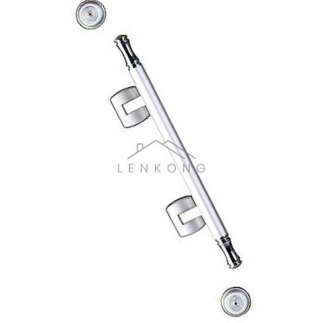 유리문일자손잡이 현관문손잡이 문손잡이 현관문핸들락 BL520S 센터200 실버 BL520S 1EA