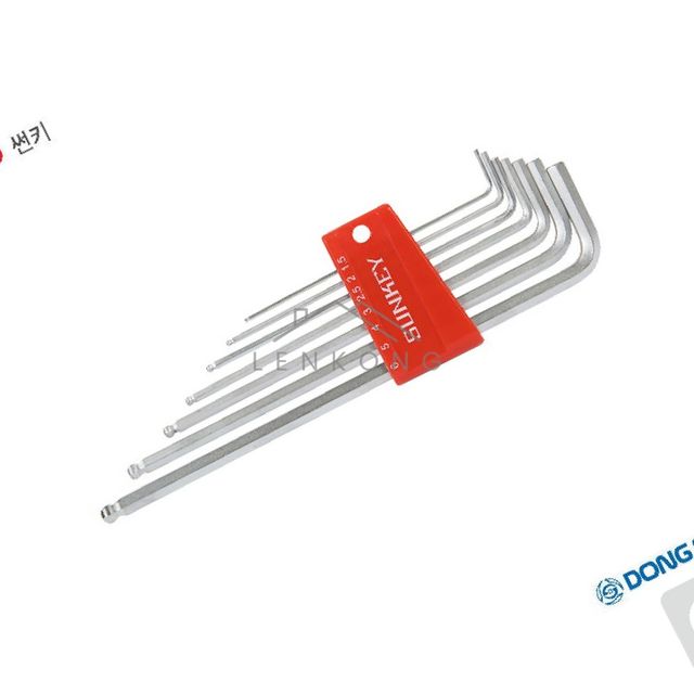 육각랜치세트 육각랜치 엑스트라롱볼렌치 세트 SBW-7L 7PC 1.5-6MM