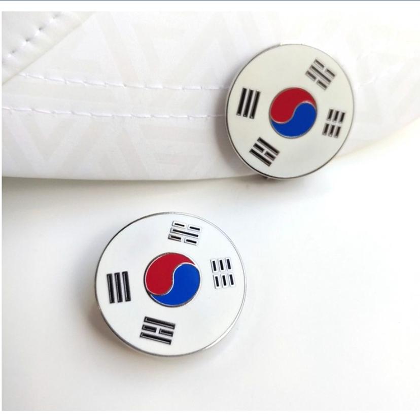 태극 골프 볼마커 - 필드용 자석 골프 마커