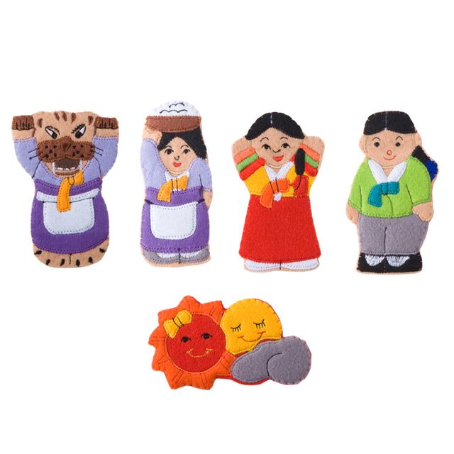 매직캐슬 손가락 해님달님 2041 손가락 인형 극장 - 봉제인형