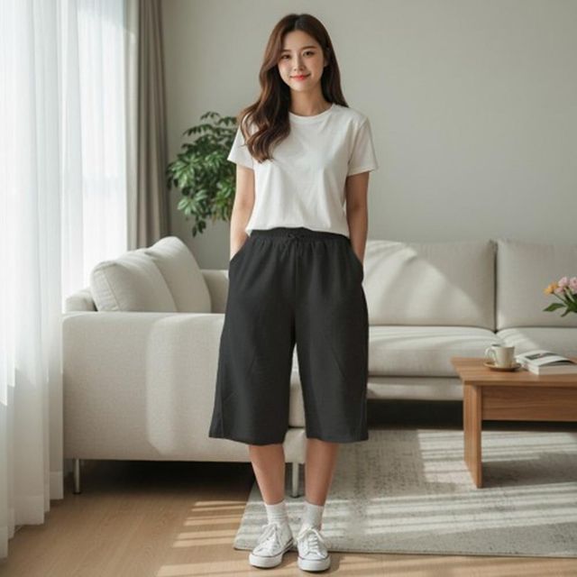 여성 반바지 여름 핫팬츠 휴가용 5부바지