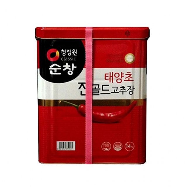 청정원 진골드 고추장 14kg - 대용량 전통 발효 고추장