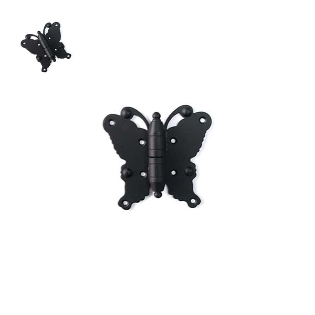 다용도 철제 우측용 흑나비 겉경첩 6-17 79x152x25mm 가구경첩 가구부속 나비경첩 문경첩