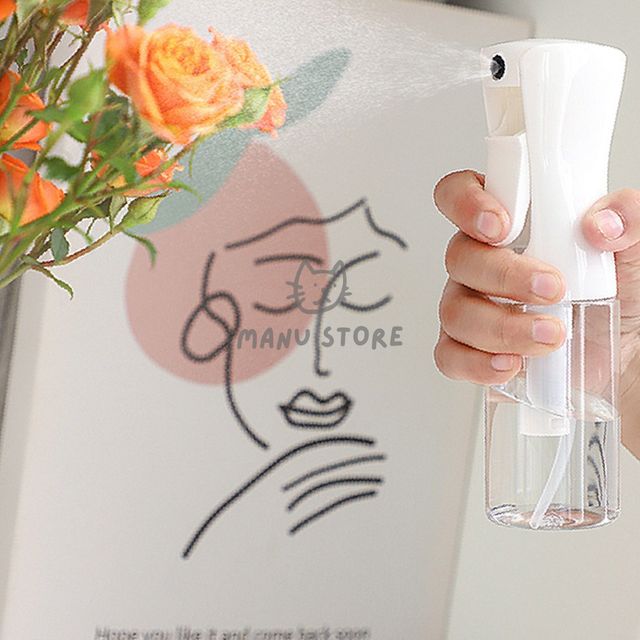 안개분사 분무기 물뿌리개 300ml 투명 분사기