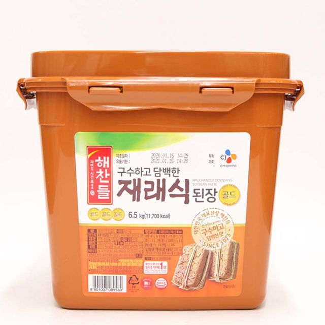 대용량 해찬들 재래식된장 6.5kg - 중형 업소 및 단체 급식에 최적화된 전통 된장